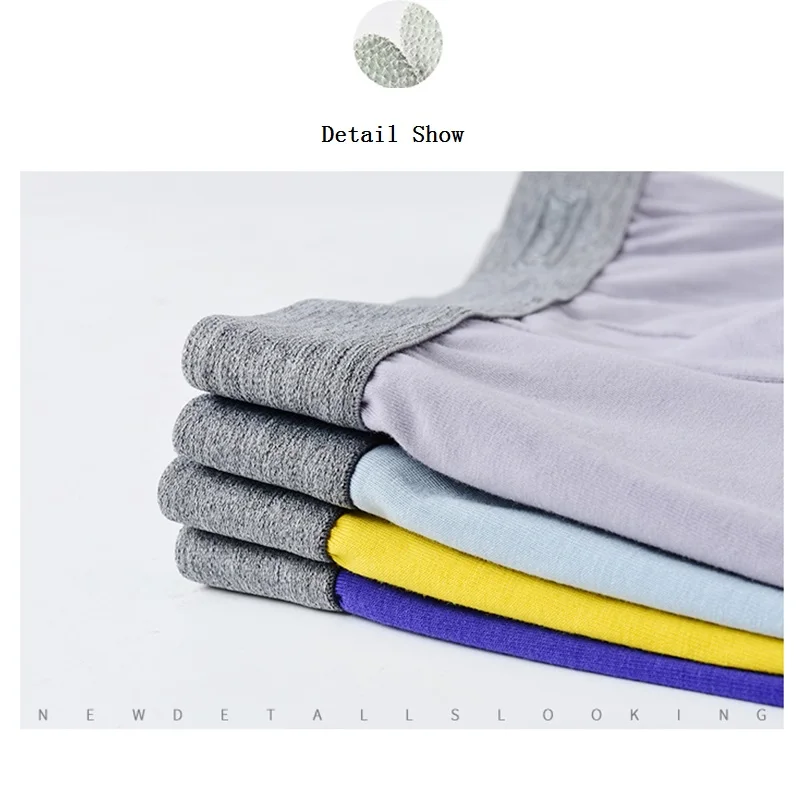 

Luxury Boxers Underwear Mens Seamless Boxers Antibacterial Boxer Underwear Boxer Crotch Men Underwear Slips 3pcs/lot 6 color