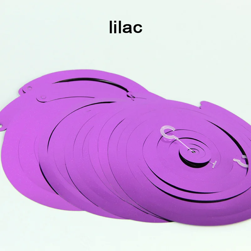 lilac 14 шт./упак. Потолочный подвесной вихревое украшение металлический Фольга Висячие завитками для Юбилей на день рождения Свадебный душ вечерние поставки - Цвет: lilac