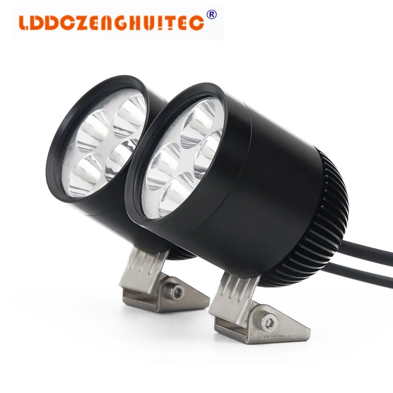 LDDCZENGHUITEC автомобильные мотоциклетсветодиодный фары DRL Противотуманные точечные