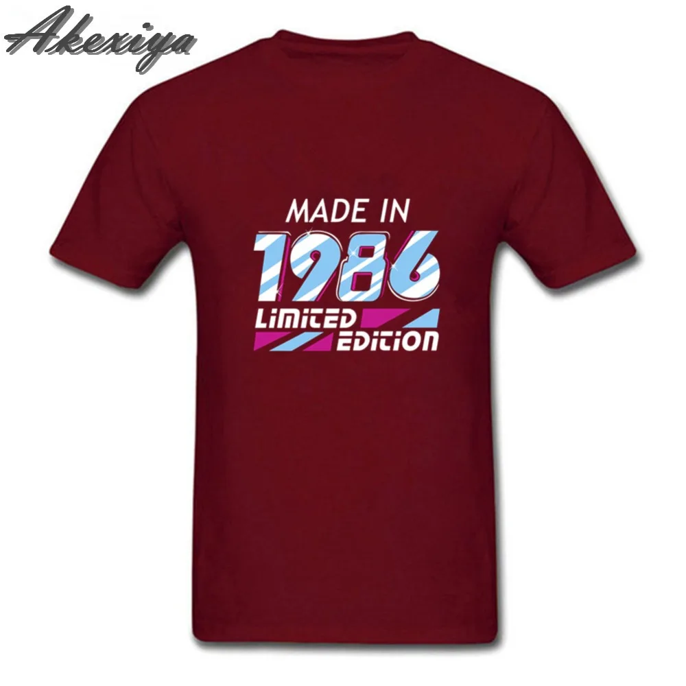 Мода сделано в 1986 году все оригинальные части 32 подарок на день рождения футболка