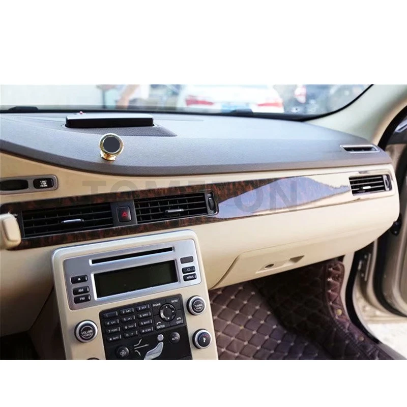 TOMEFON для Volvo S80 2009 до 2011 ABS специальная краска для интерьера спереди вентиляционное отверстие переключения передач переключатель окна панель Стайлинг отделка