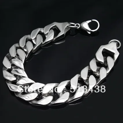 Мужская цепочка из нержавеющей стали 16 мм панцирного плетения 100%|bangle cuff bracelet|bracelet