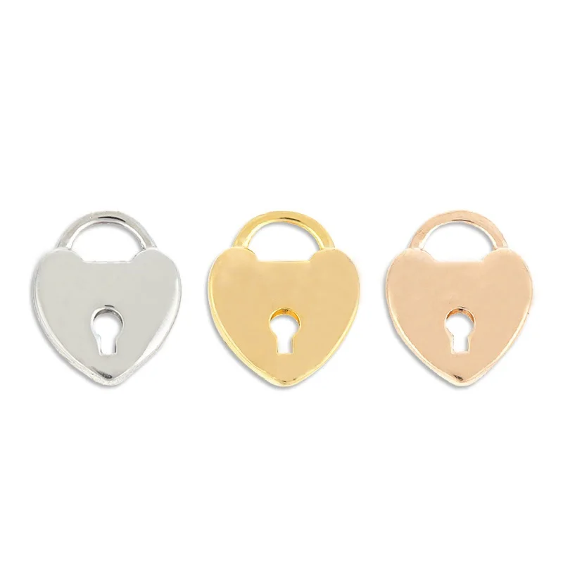 Hollow Small Interlocking Hearts Keys Broken Heart Slide Charms Keepers for Leather Mesh Keeper Bracelets Accessories Making | Украшения и