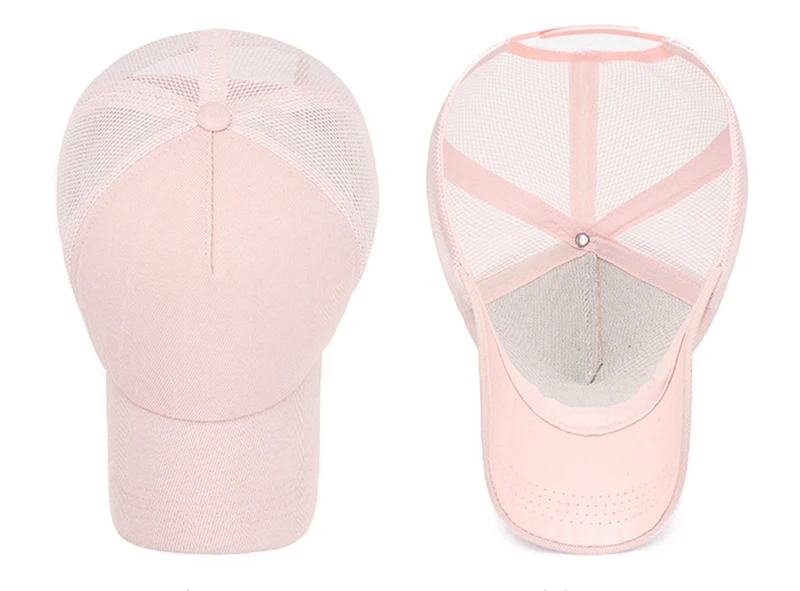 Однотонная летняя сетчатая Кепка для мужчин и женщин черная кость Casquette Homme Dad Hat Белая сетчатая шапка мужская шляпа