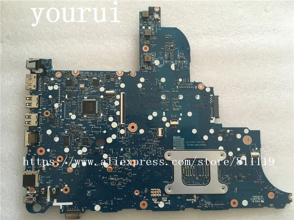 Yourui 844346 001 501 601 для HP Probook 650 G2 640 ноутбук материнская плата i3 6100u Процессор Тесты
