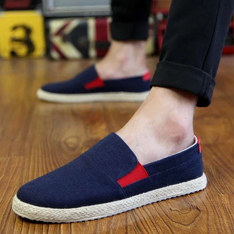 Fashion Concise Casual Loafers Shoes for Men Solid Spring Autumm Flat Slip On Leisure Comfy Driving | Обувь