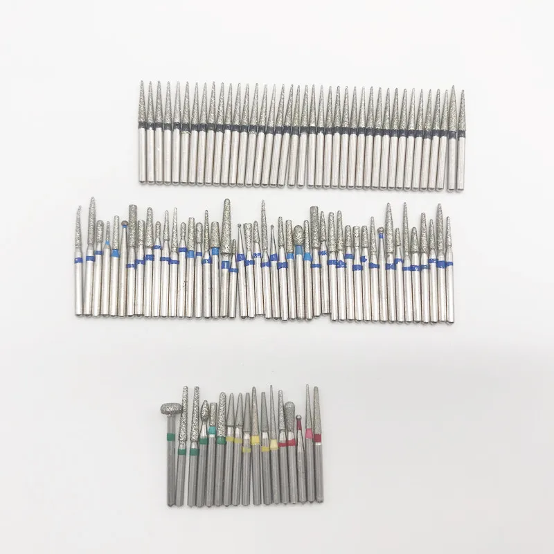 

Dentist Clinic Product FG 1.6mm Diamond Burs For High Speed Handpiece 100pcs