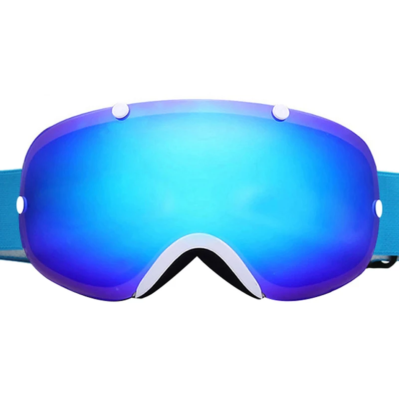 Лыжные очки UV400, противотуманные лыжные очки с двойными линзами, очки для катания на лыжах, сноуборде, скейтборде, мужские и женские лыжные очки