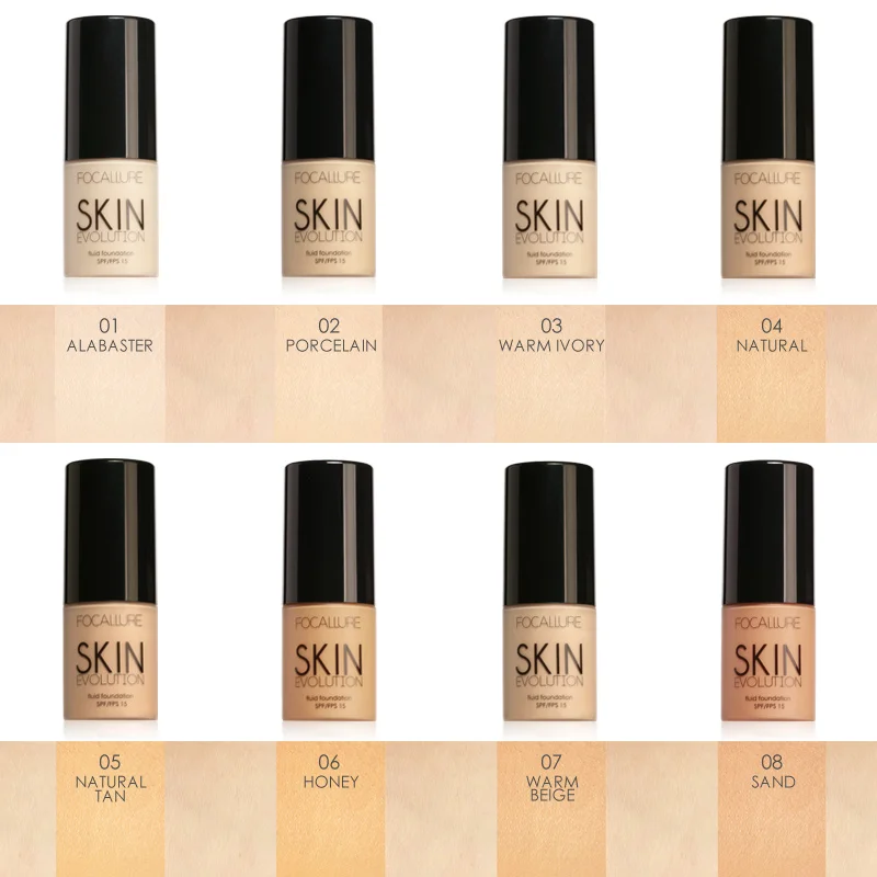 Набор для макияжа Focallure 8 вариантов 4 шт. тушь глаз карандаш бровей косметический