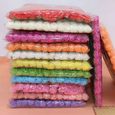 144 шт. 2 сммини Искусственные цветы из пенополистирола для дома свадьбы украшения