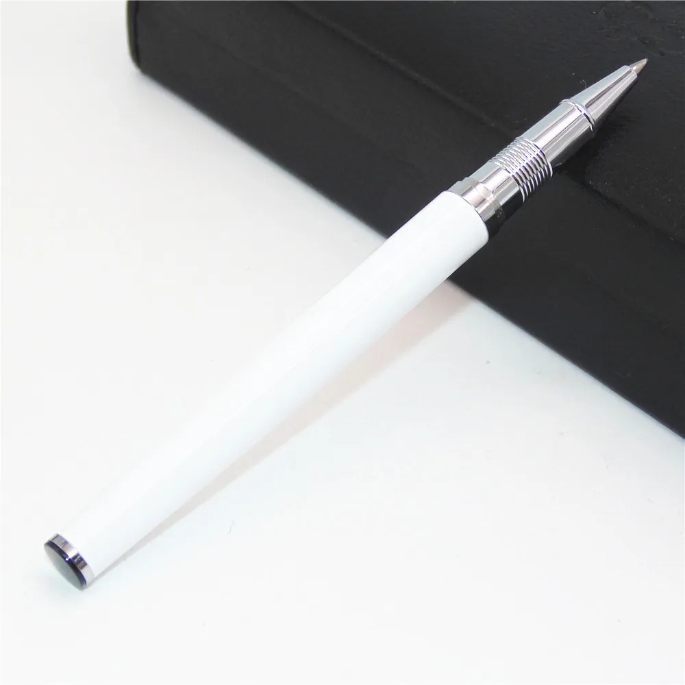 JINHAO 301 Grand шапка с бриллиантом чисто белая Роскошная средняя шариковая ручка