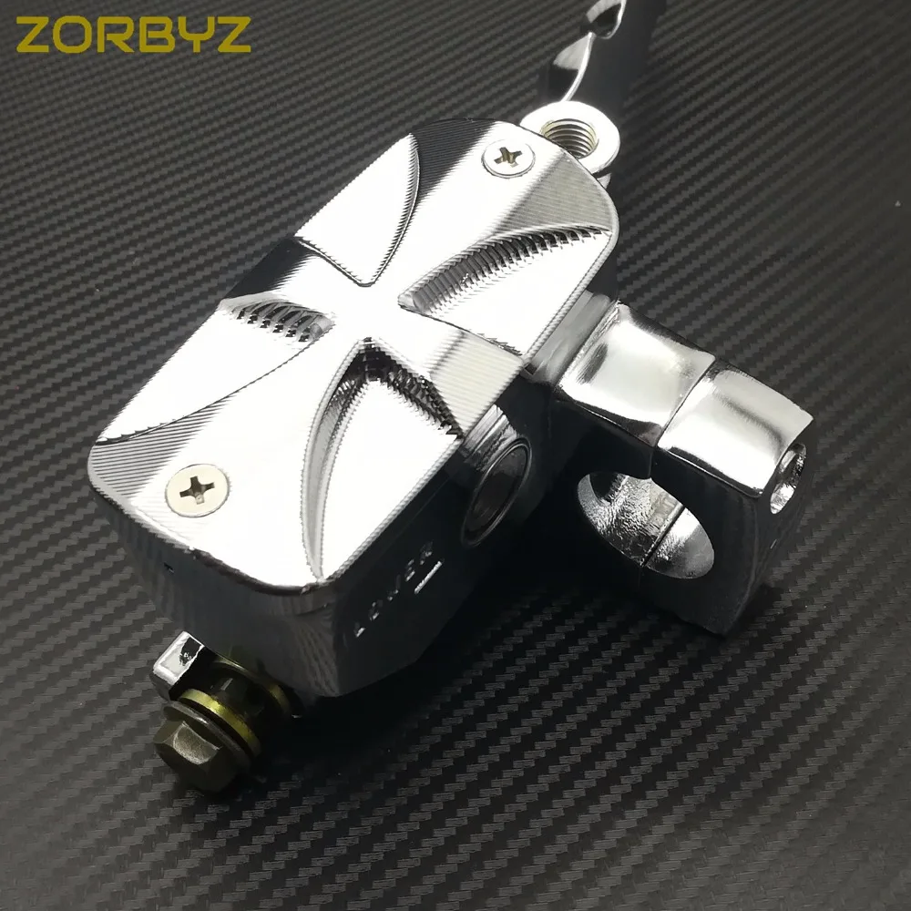 ZORBYZ 1 дюйм 25 мм хромированный крестовой рычаг управления на руль резервуар