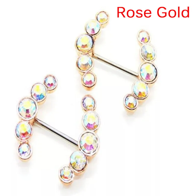 Women Body Piercing Steel Sexy Sparkling Nipple Bar Barbell Love Dangle Rushed Fake | Украшения и аксессуары