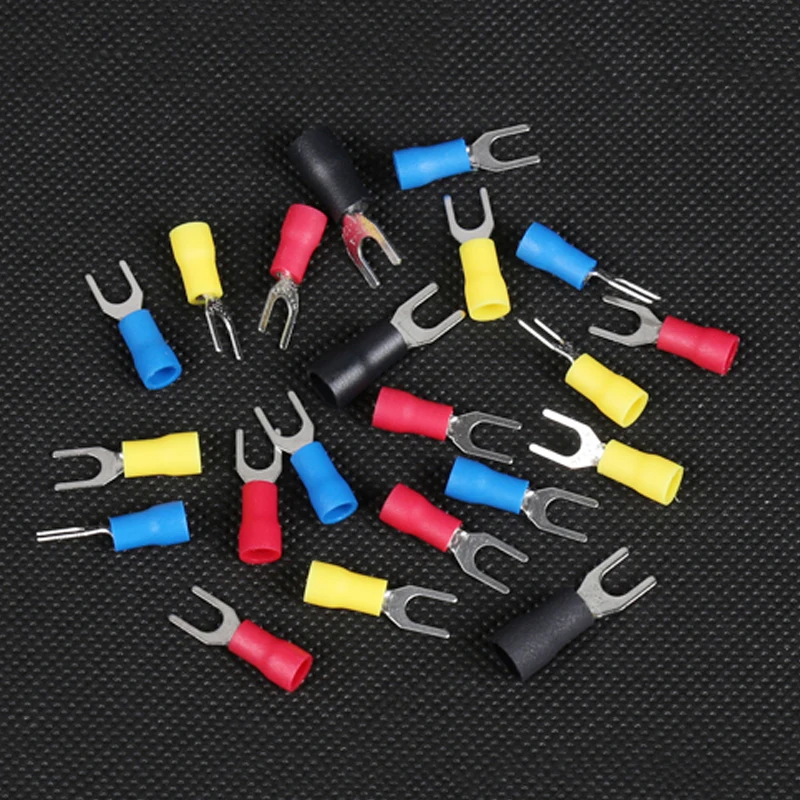 YOLO SV3.5 4 100 шт furcate spade AWG16 14 провода обжимные прессованные клеммы в форме вилки