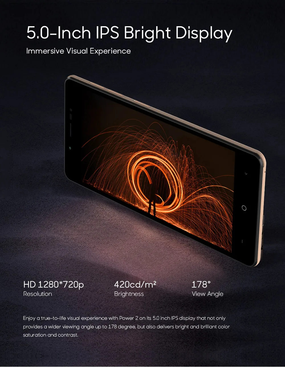 LEAGOO KIICAA power 2 8 1 &quotAndroid 5 0 8MP + 5MP двойной камера лицо смартфон MTK6580A 4 ядра Гб 16