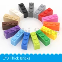 dubbi 13 diy building block thick bricks 100glot about 80pcs compatible with known brand educational toy multicolor
