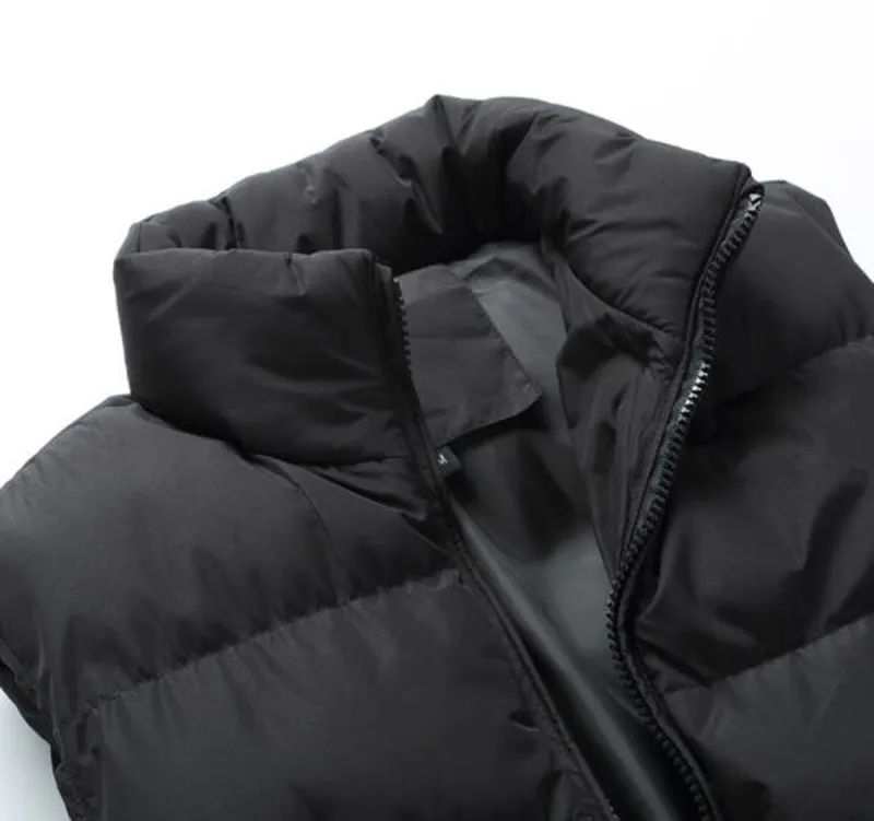 

Brand 5XL 6XL Mens Jacket Sleeveless Vest Winter Fashion Casual Coats Male Cotton-Padded Men's Vest Men Thicken Waistcoat