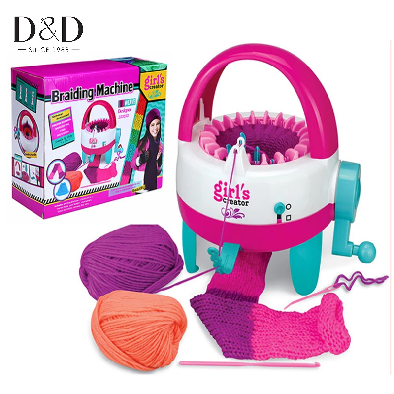 22 иглы пластмассовый вязальный станок ручной ткач Детские Обучающие игрушки