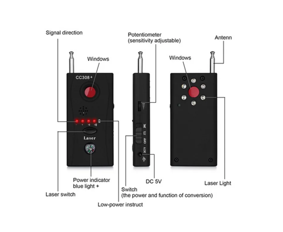 Widely-used Detector Stealth camera detection cable harmful to human body electromagnetic radiation | Безопасность и защита