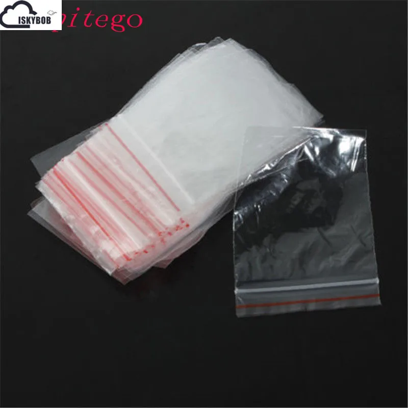 Jewelry 5x7/6x4cm Ziplock Zipped Lock Reclosable Plastic Poly Clear Bags 100pcs Filing Travel Products Storage Erring Beads bags | Багаж и
