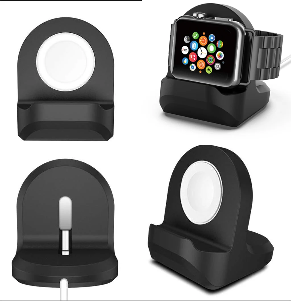 Силиконовая Подставка для зарядки док станция Apple Watch серии 1/2/2 42 мм 38 зарядный