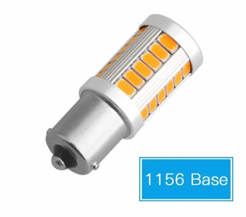 1156 1 шт. Универсальный 1157 BAY15D 1156 Ba15s 33SMD супер яркий светодиодный стоп-сигнальный светильник 12 В - Испускаемый цвет: 1156