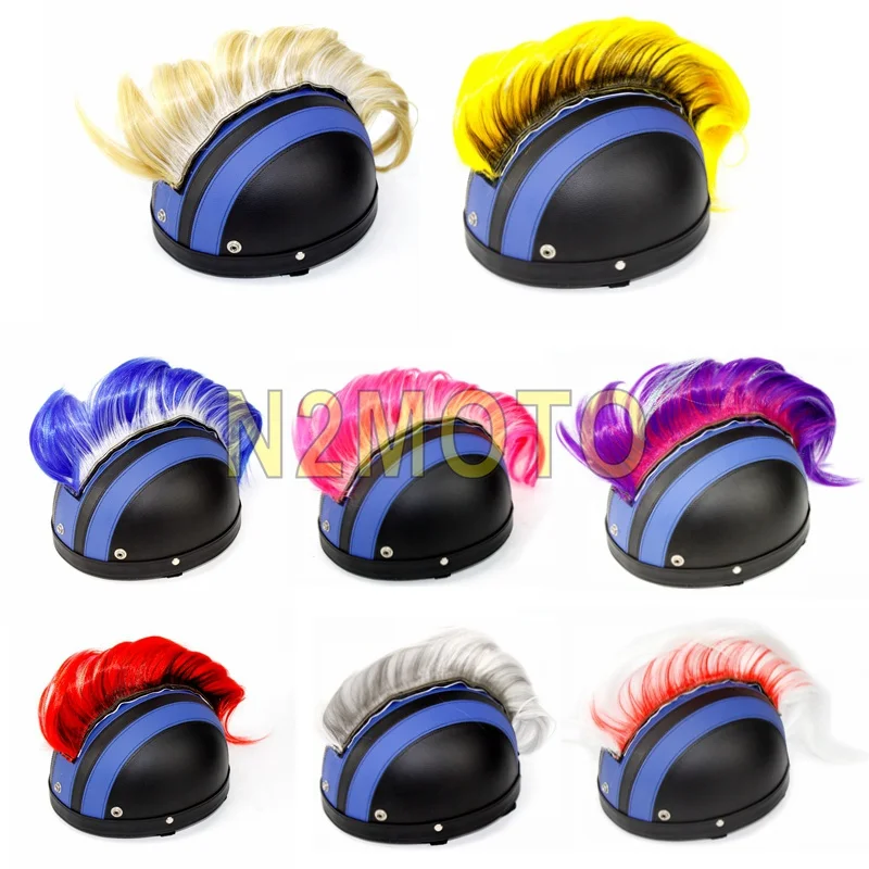 1 шт. шлем Mohawk для мотокросса и гоночного велосипеда украшение из перьев езды на