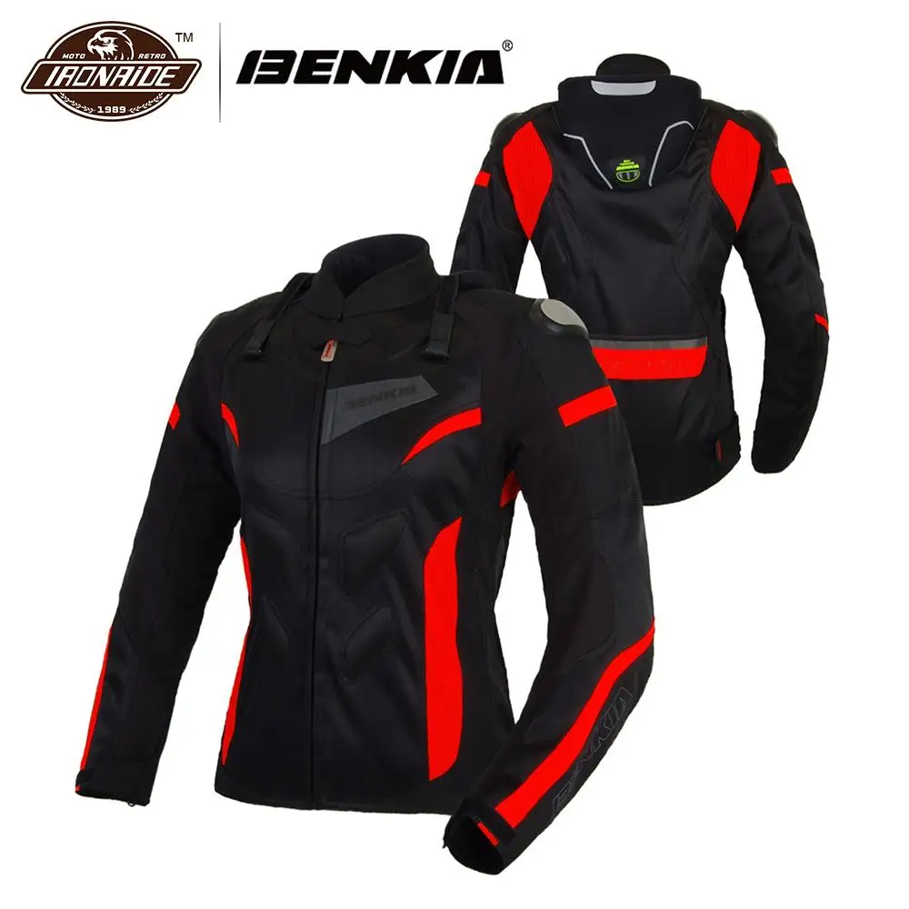 Мотоциклетная куртка BENKIA Женская дышащая для мотокросса защитная Экипировка