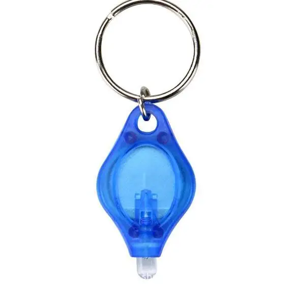 2pcs blue 2 шт./лот Мини карманный брелок флэш-светильник светодиодный светильник Открытый кемпинг ультра яркий аварийный брелок Светильник фонарь лампа - Испускаемый цвет: 2pcs blue
