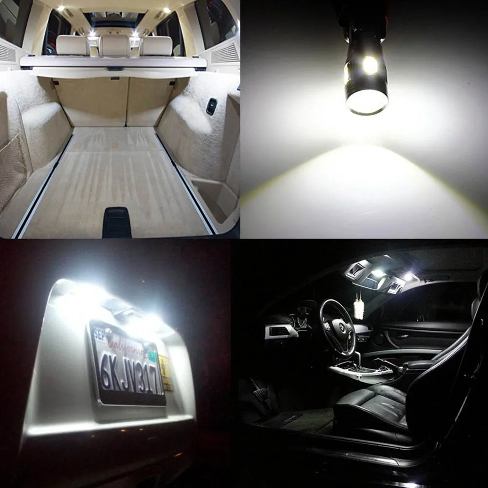 YSY 100X 6SMD 5630 5670 6smd безошибочный 194 168 W5W Универсальный парковочный автомобильный
