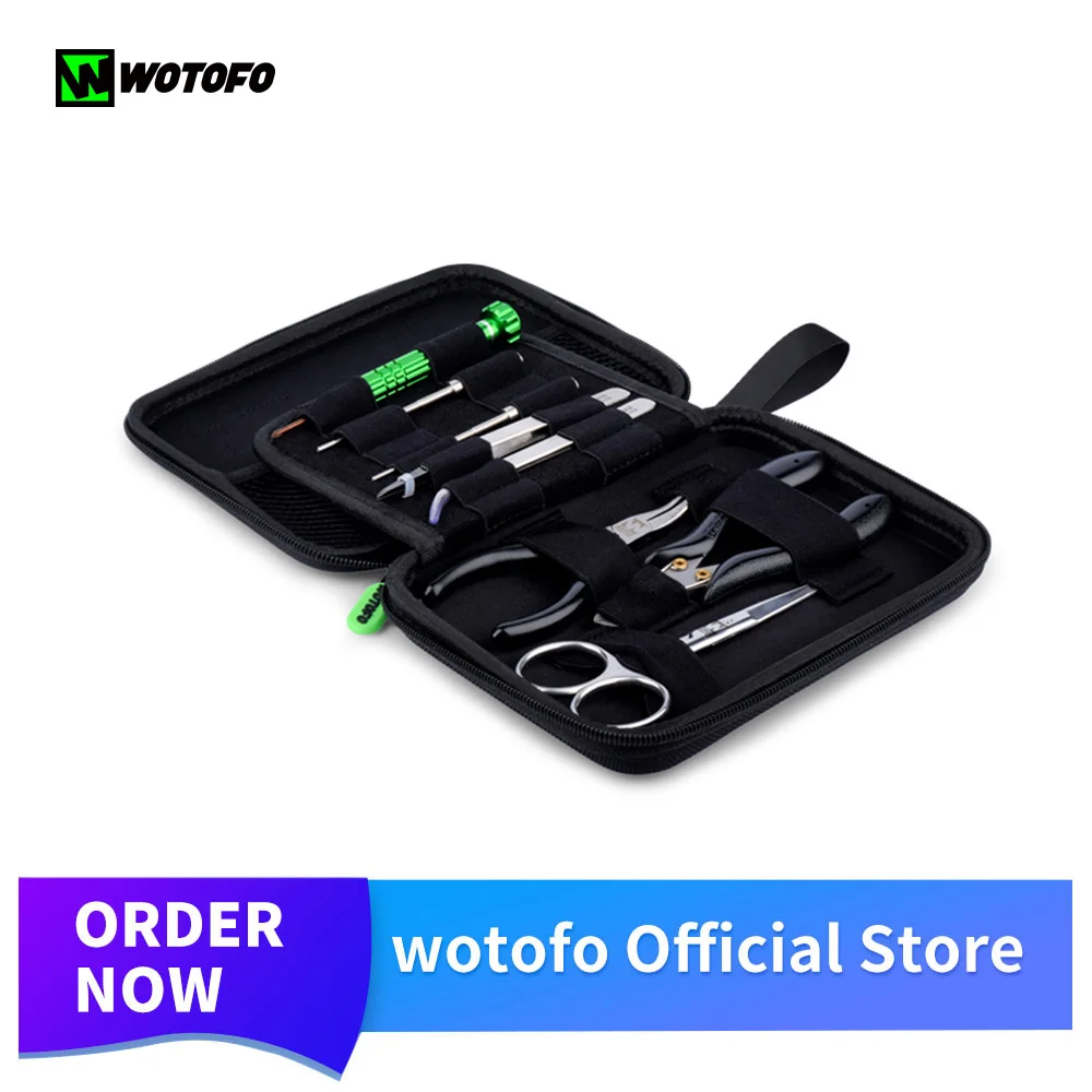 Набор инструментов Wotofo для вейпа DIY инструмент водонепроницаемая тканевая сумка