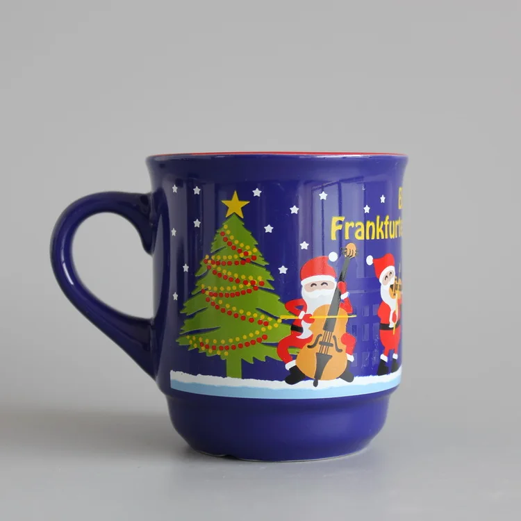 Германия Санта Клаус Christma дерево Керамика чашки воды молоко чашки путешествия Сувениры кружки Офис посуда творческий подарок