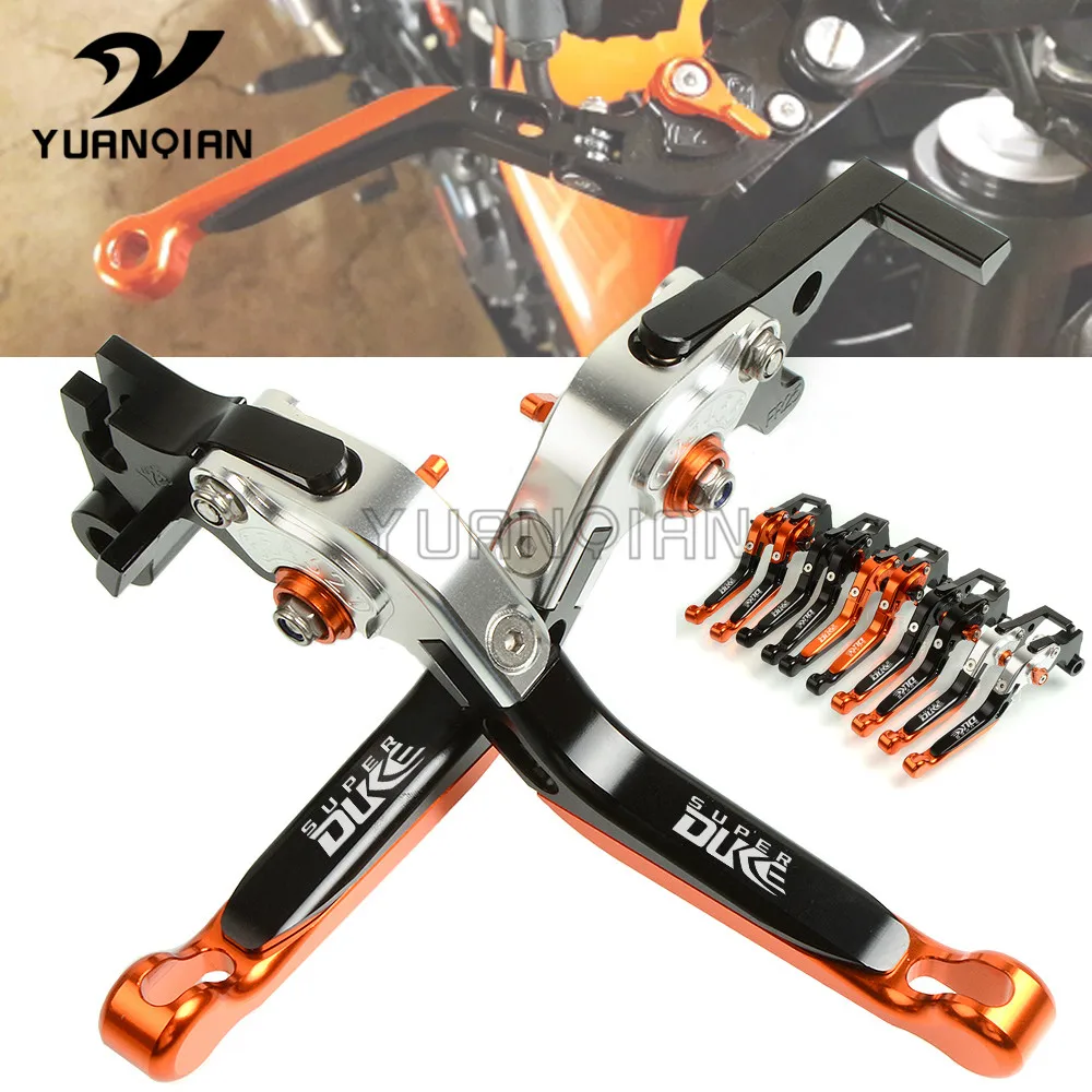 Двигатель для KTM 990/1290 SuperDuke/R/GT CNC алюминиевый мотоцикл Регулируемый складной выдвижной тормоз сцепления рычаги Super Duke DukeR