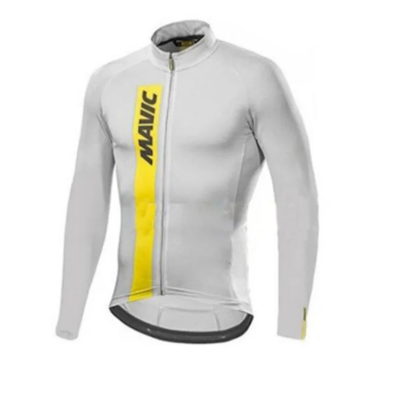 Золотой mavic мужские майки с длинным рукавом для велоспорта Mtb Одежда для велоспорта - Цвет: Золотой