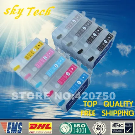 Cartuchos de Tinta Terno para Epson Cores com Chips Cartucho para R3000 Cartucho para T1579 Vazios Encher Terno Arc T1571 9
