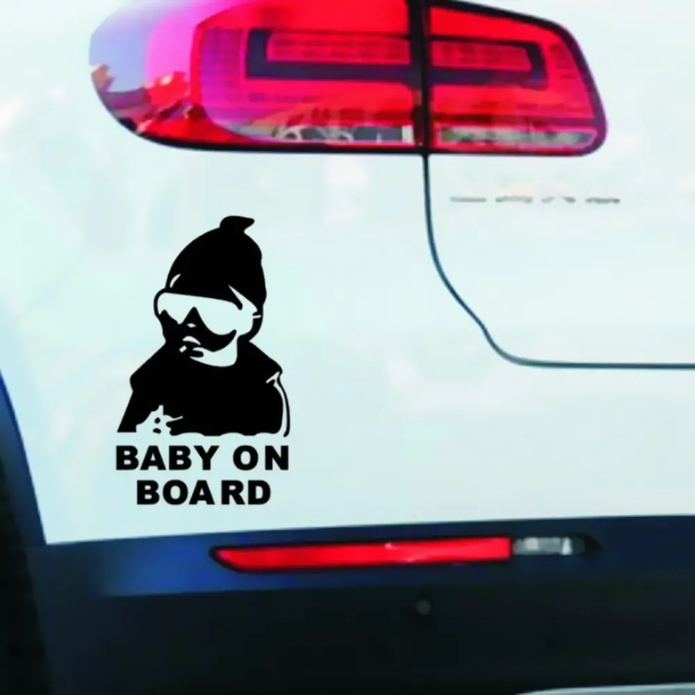Cute BabyCar Sticker Window Reflective Sheeting 3D Car Windshield Decal Rear Funny Outside Auto Decoration Affixed Cover Laptop |