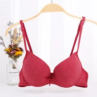 fatimu solid seamless comfort brassiere 34 thin cup breathable underwire bra push up plus size underwear for women 38b 40b