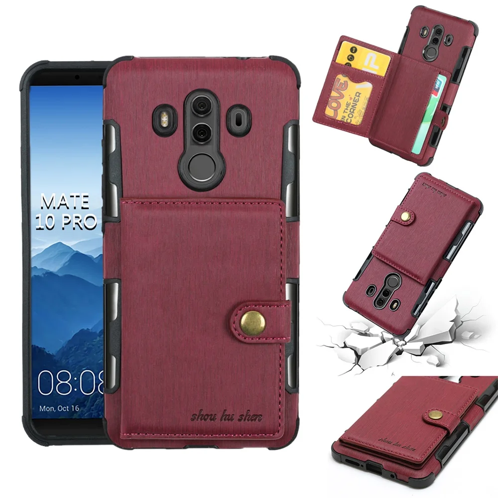 Чехол-Кошелек для телефона huawei mate 10 Pro Lite Y3 Nova 2i кожаный чехол для huawei P9 P20 Pro Lite Maimang 6 Honor 9i чехол s