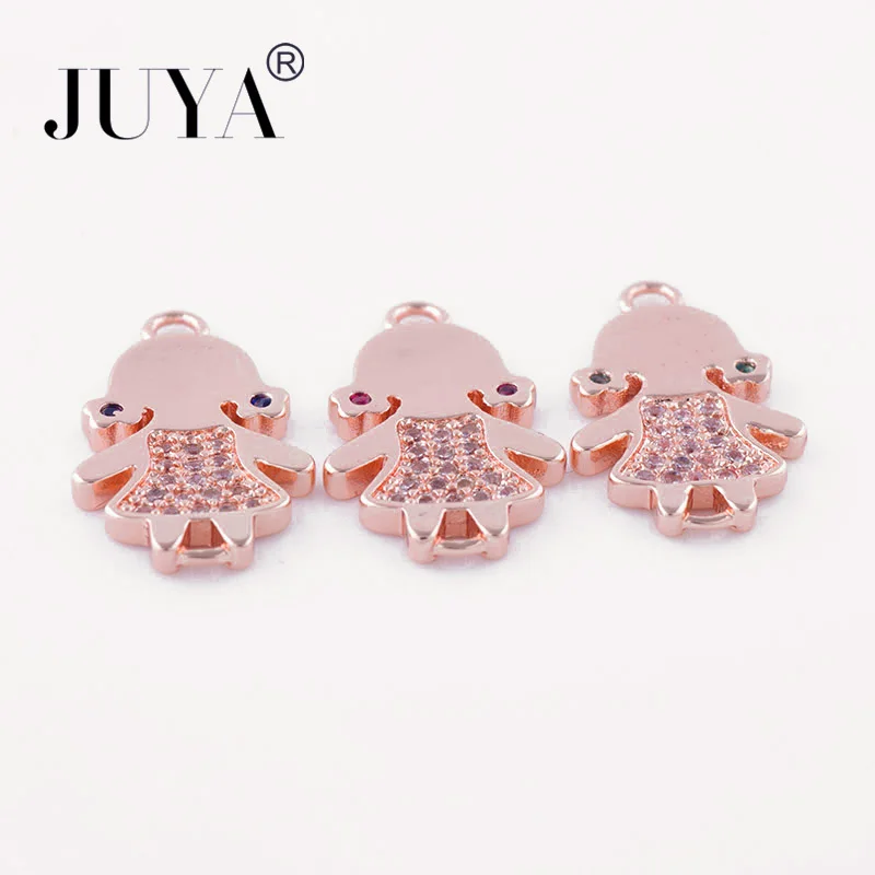 Аксессуары для ювелирных изделий золотистые розовые золотые 3 шт. милые медные