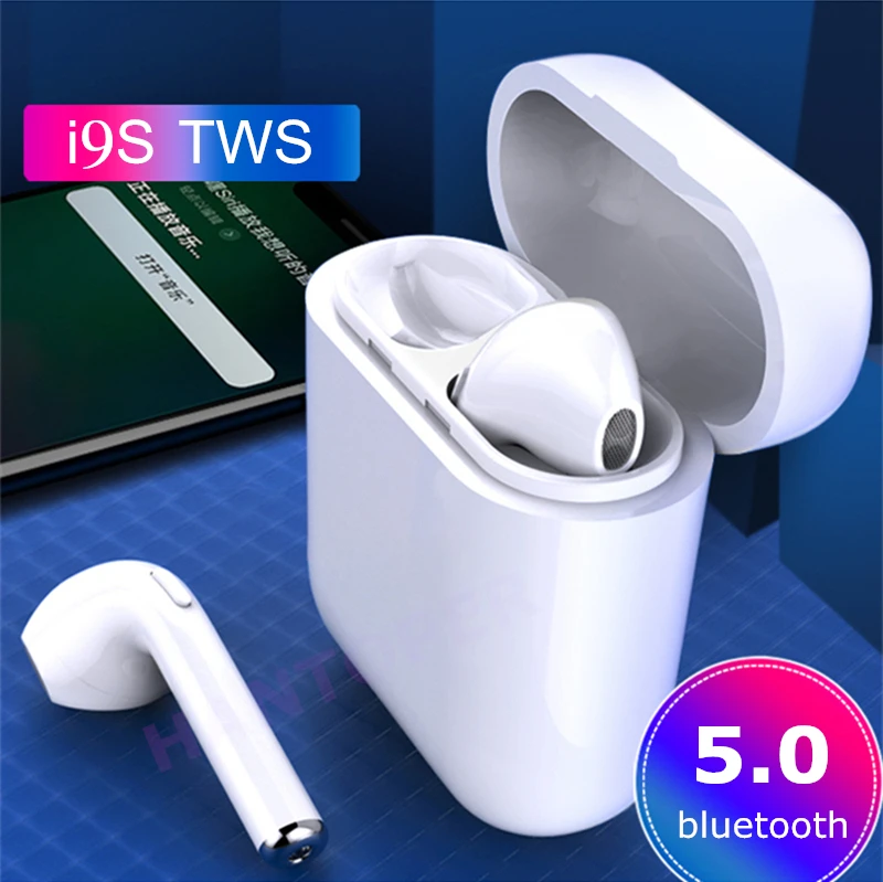 I9S TWS беспроводные наушники портативная Bluetooth гарнитура 5 0 невидимые для всех
