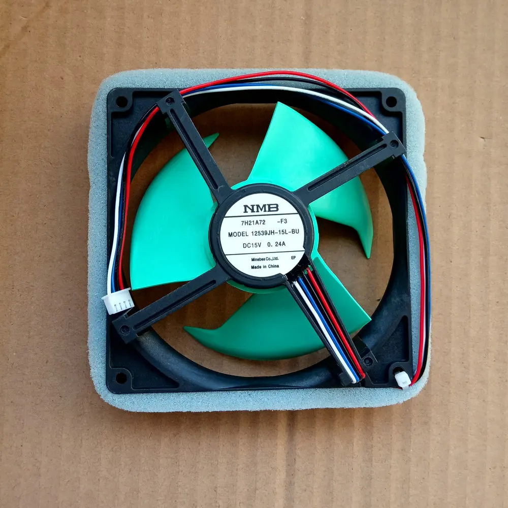 Новый оригинальный вентилятор охлаждения холодильника NMB 12539JH 15L BU DC15V 0.24A 12