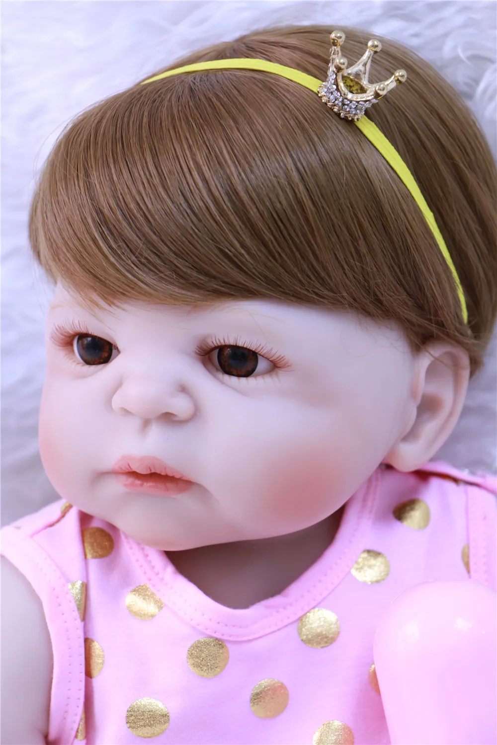 Кукла reborn NPK 22 дюйма силиконовая для всего тела