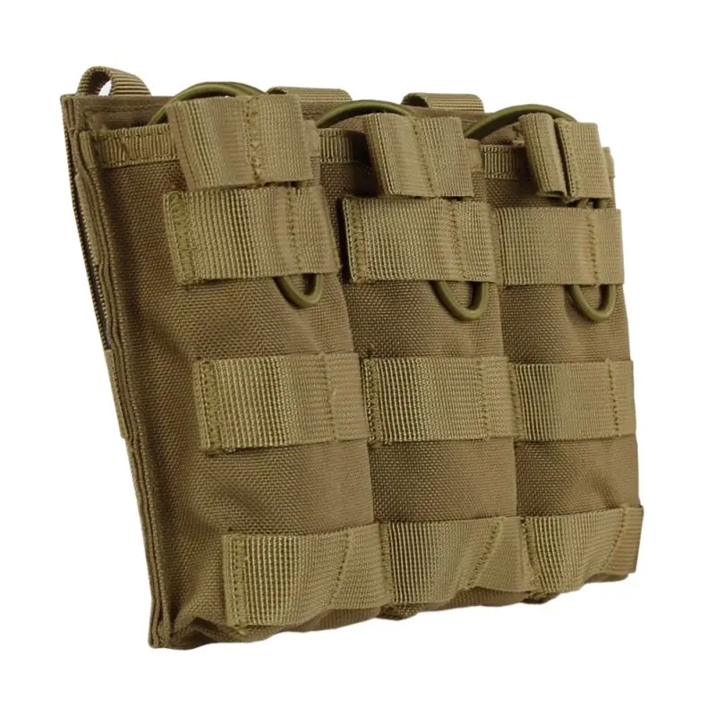 Тактический MOLLE тройной с открытым верхом подсумок быстро AK AR M4 FAMAS барсетка для Пейнтбол