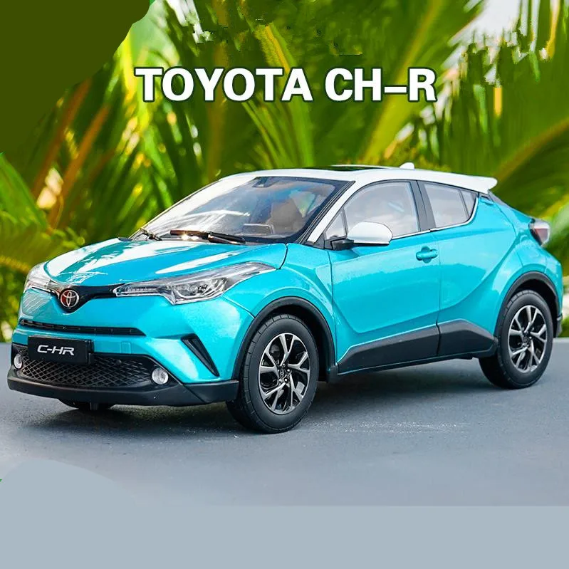 Высокая симуляция TOYOTA C HR модель коллекции 1:18 передовая автомобиля из сплава