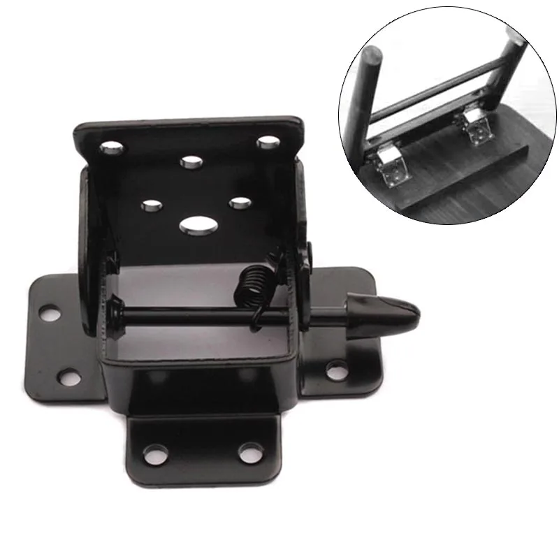 Folding Table Chair Leg Hinge 90 Degree Self Locking Furniture Bracket Hinges Hardware Accessories WXV Sale