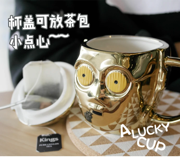 OUSSIRRRO Star Wars кружка R2D2 BB Дарт Вейдер 3D чашка для кофе и напитков высокотемпературное производство керамики