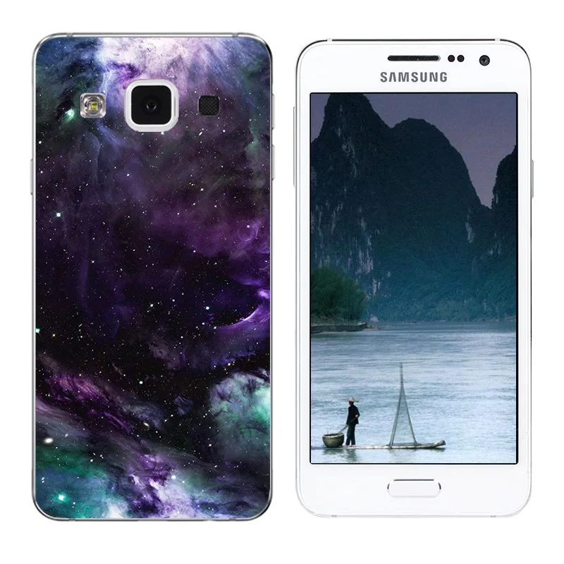 Чехол для Samsung Galaxy A3 2015 с принтом "волны" TPU мягкий чехол A3000 A300F чехлы телефонов
