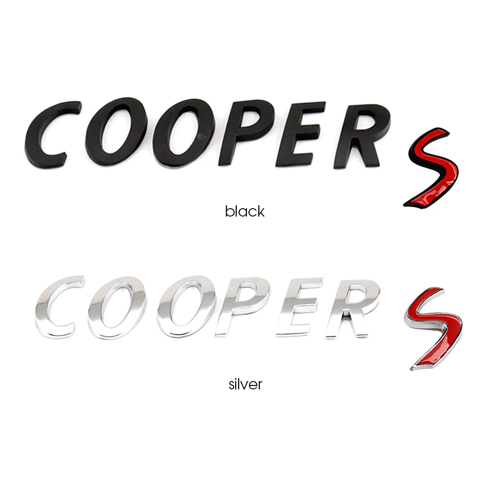 VENSECO Мини Автомобильный стикер &quotCOOPER S&quot эмблема слова автомобильный Стайлинг OEM