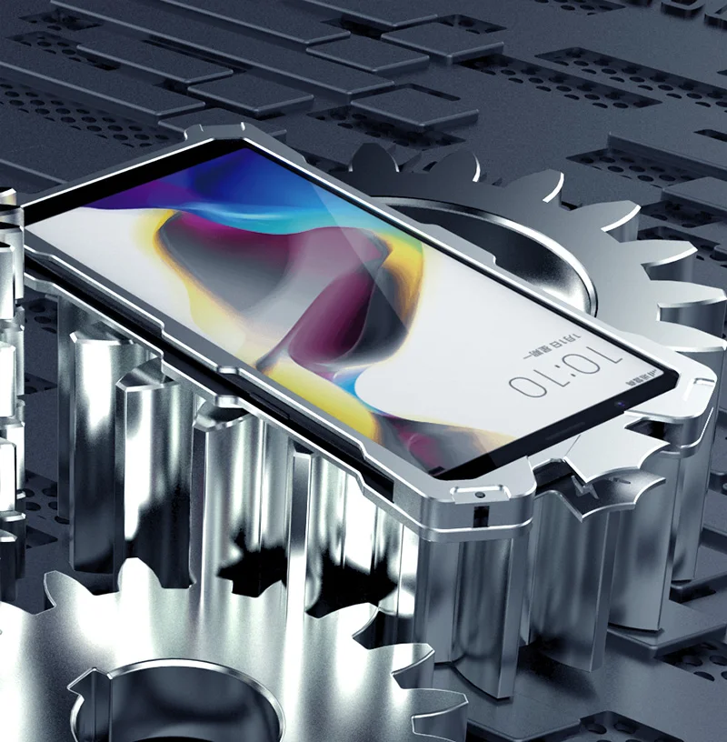 Для Oneplus Т 6 T Чехлы Zimon авиационный алюминиевый металлический корпус Прочный для т
