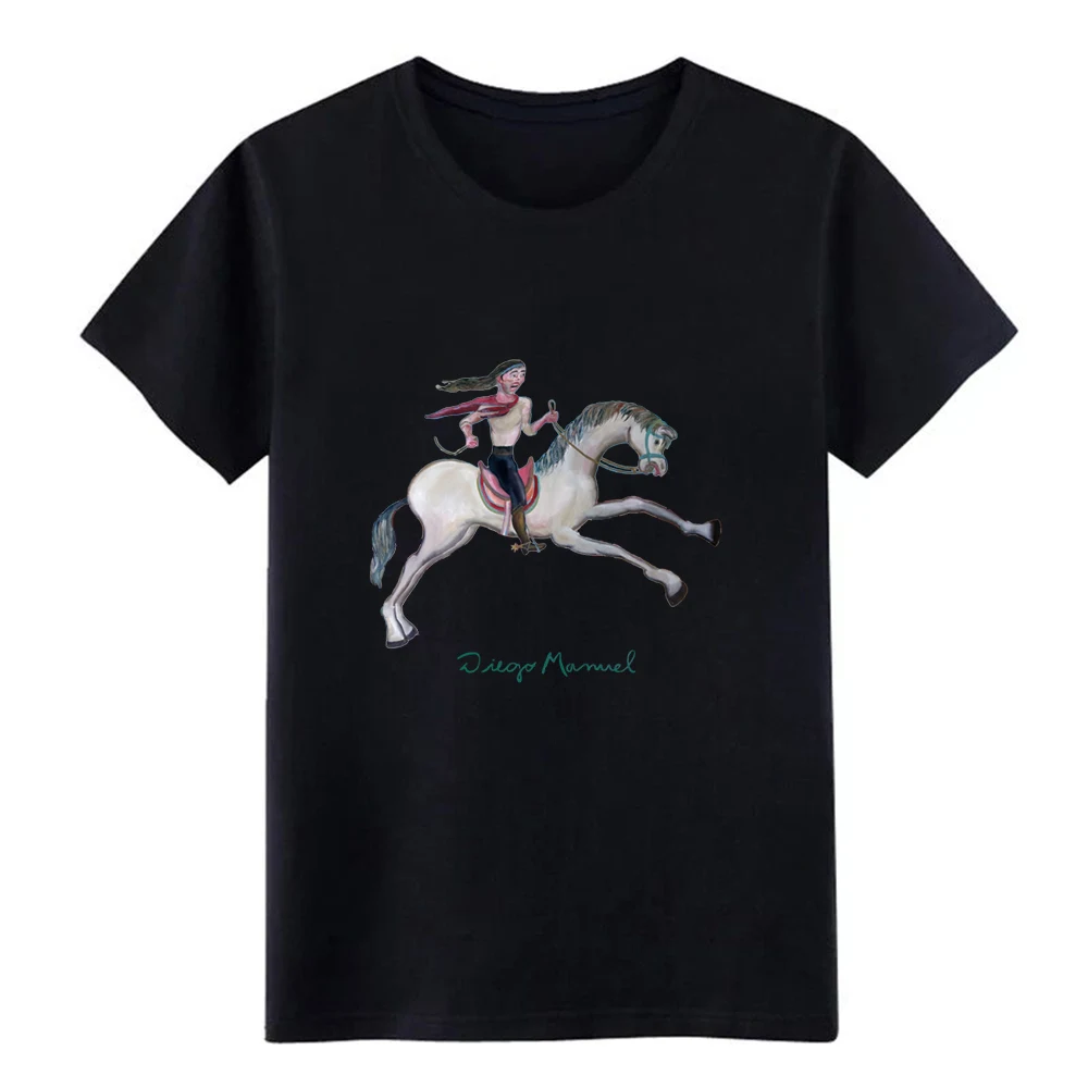 Футболка с надписью gaucho on horse back 100% хлопок европейский размер S-3xl новинка модная